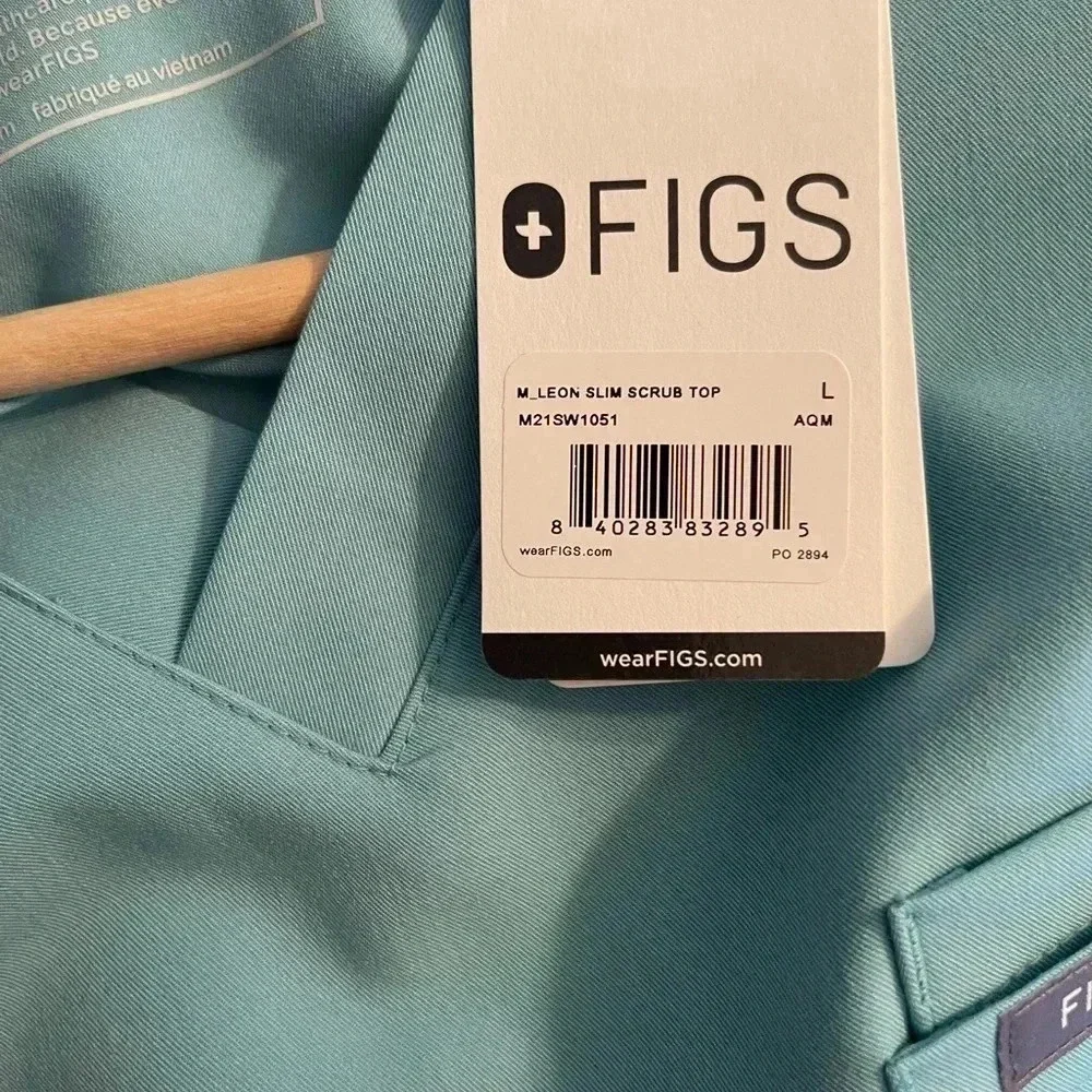 NWT FIGS Men’s Slim Leon Three Pocket Scrub Top M21SW1051  Size L FiGs - Picture 5 of 8